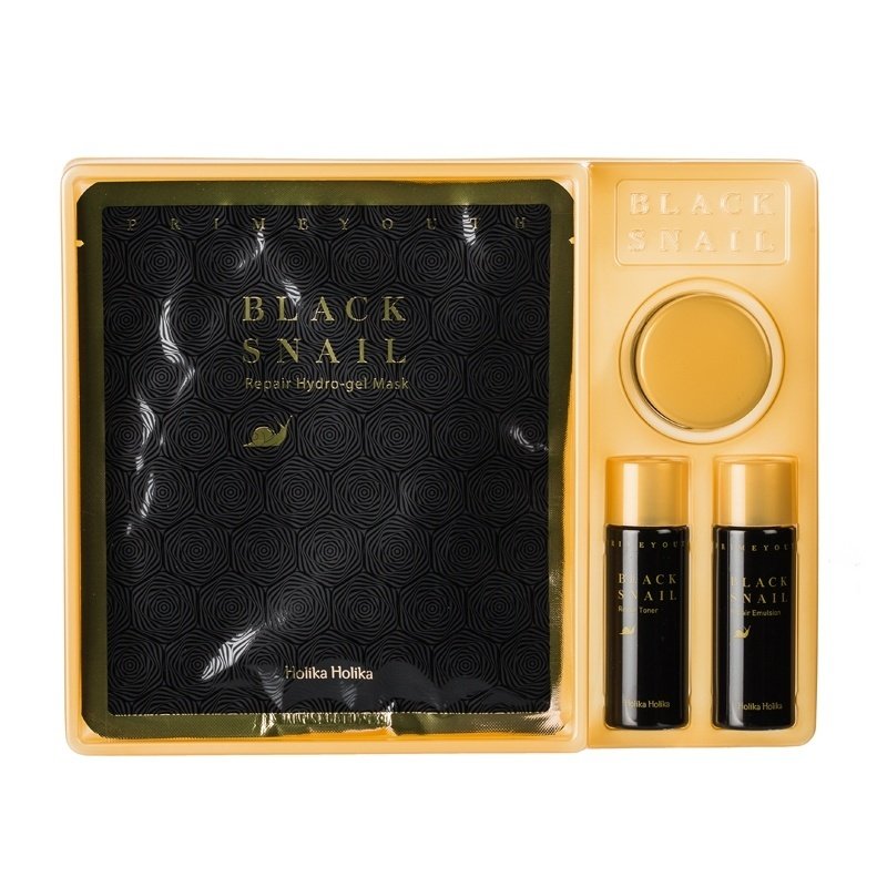 Holika Holika Prime Youth Black Snail Kit – rinkinys